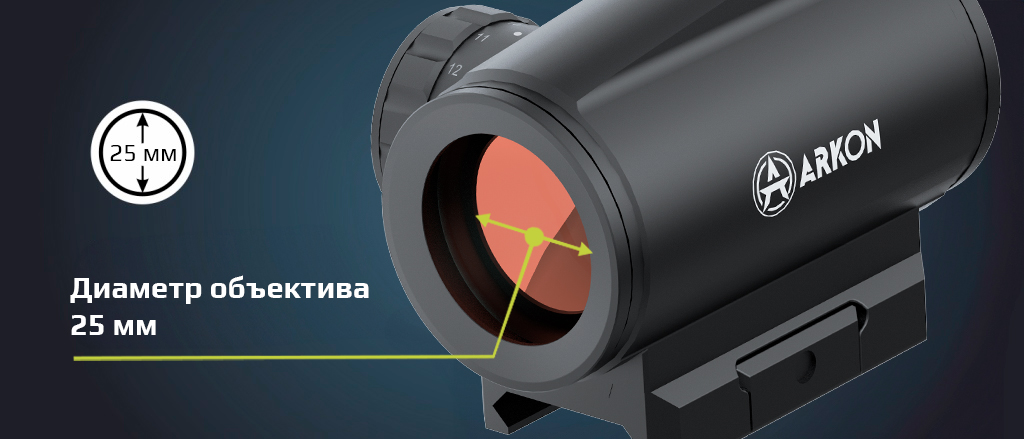 Коллиматорный прицел Arkon Pointer 1х25D.jpg
