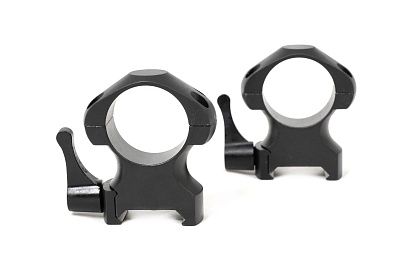Кольца ARKON 25,4 мм быстросъемные на weaver, стальные, средние